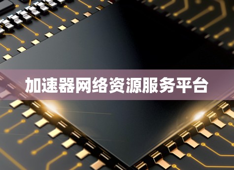 加速器网络资源服务平台