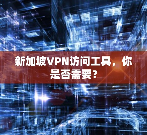 新加坡VPN访问工具，你是否需要？