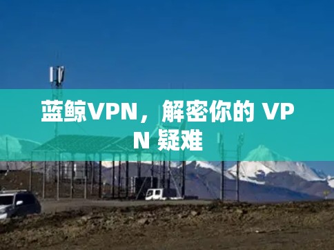 蓝鲸VPN，解密你的 VPN 疑难
