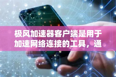 极风加速器客户端是用于加速网络连接的工具，通常主要针对Windows、Mac和Linux操作系统。以下是关于极风加速器客户端的详细介绍