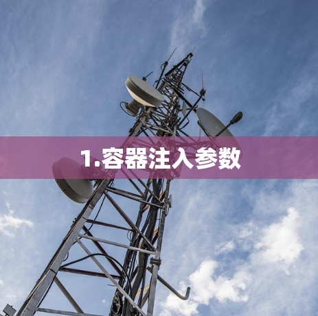 1.容器注入参数