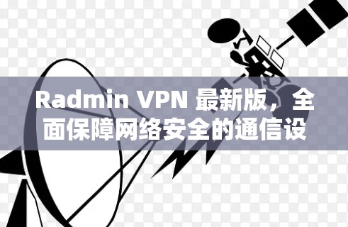 Radmin VPN 最新版，全面保障网络安全的通信设备管理工具