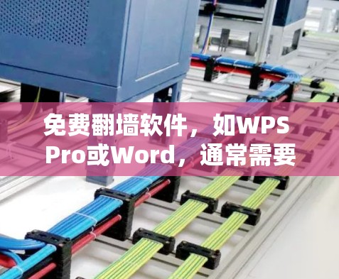 免费翻墙软件，如WPS Pro或Word，通常需要一定的配置和操作，但可以尝试以下步骤来安装和使用